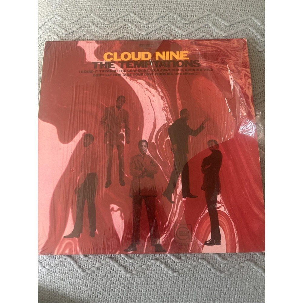 Temptations Cloud Nine Vinyl LP VG+ 1969 Studio Album In Plastic